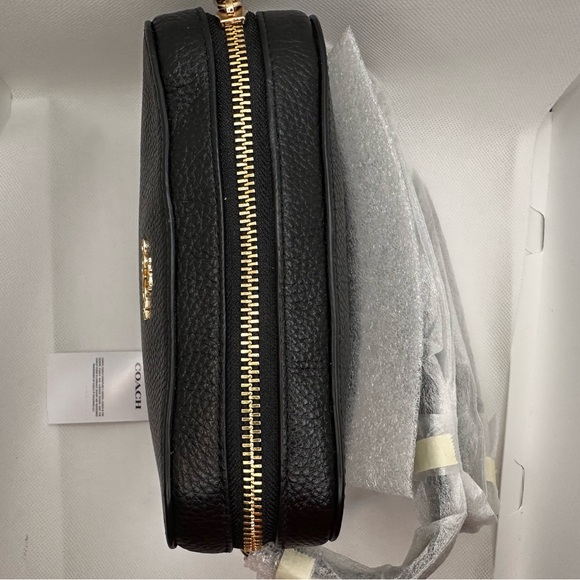 COACH NWT Mini Camera Bag in Refined Pebble Leather - Picture 9 of 9